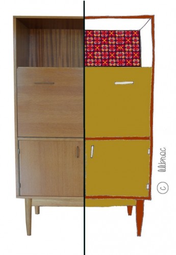 meuble vintage à personaliser