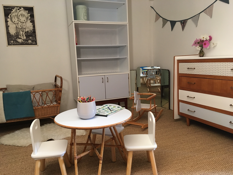 Une chambre bébé vintage