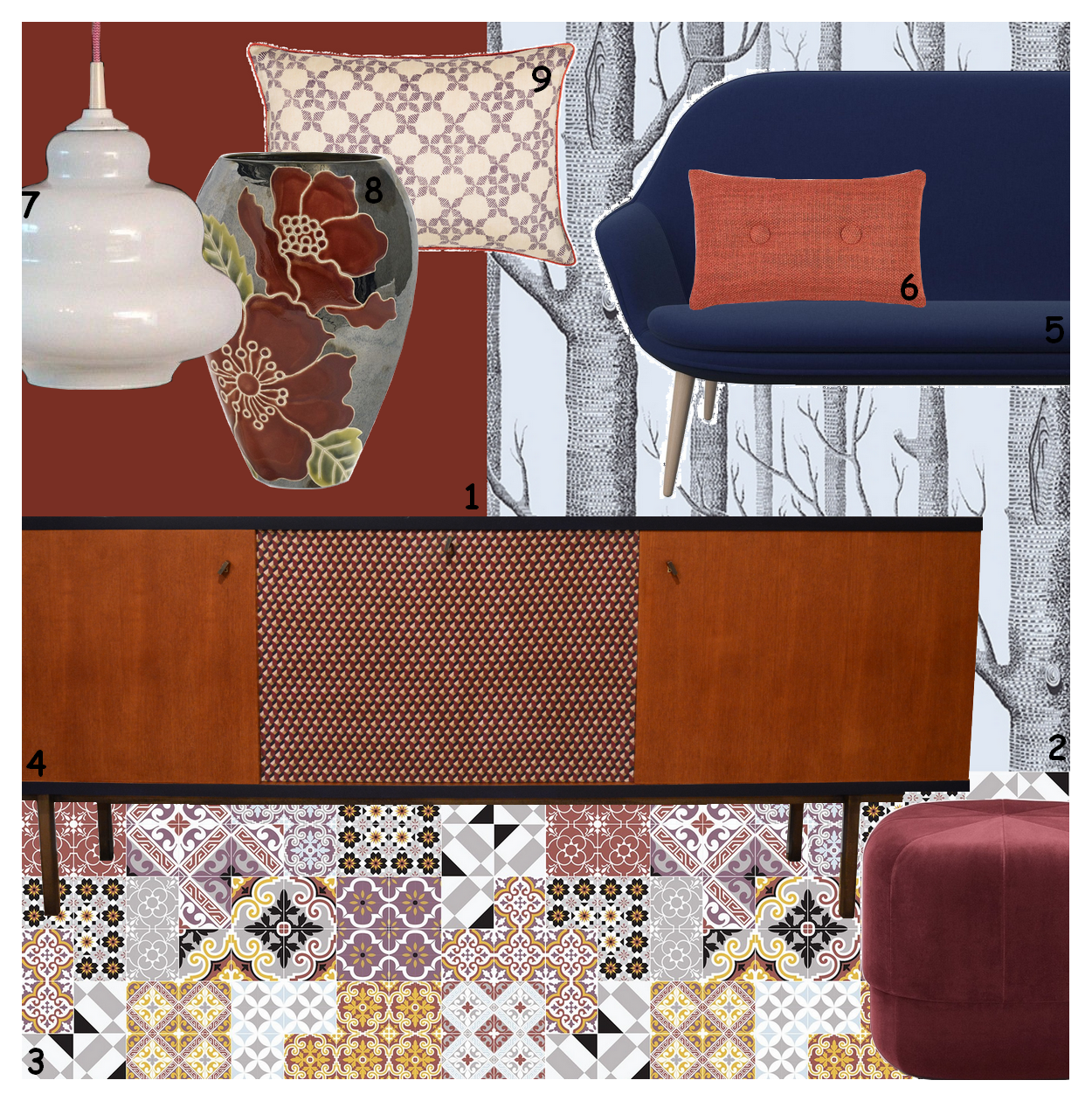 Des nuances de rouge profonds pour réchauffer votre intérieur!