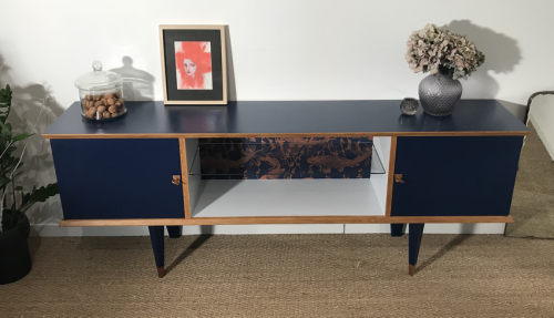 Meuble TV vintage Clovis 4