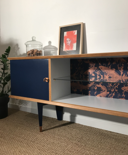 Meuble TV vintage Clovis 5