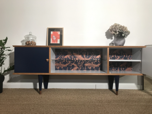 Meuble TV vintage Clovis 7